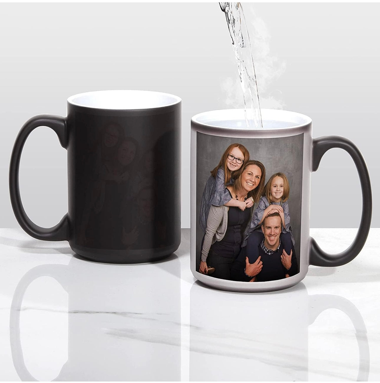 Custom Black Changing Mug