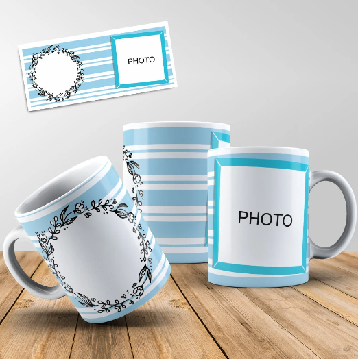 Custom white Mug Print