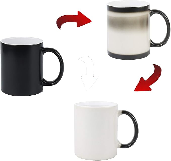 Custom Black Changing Mug